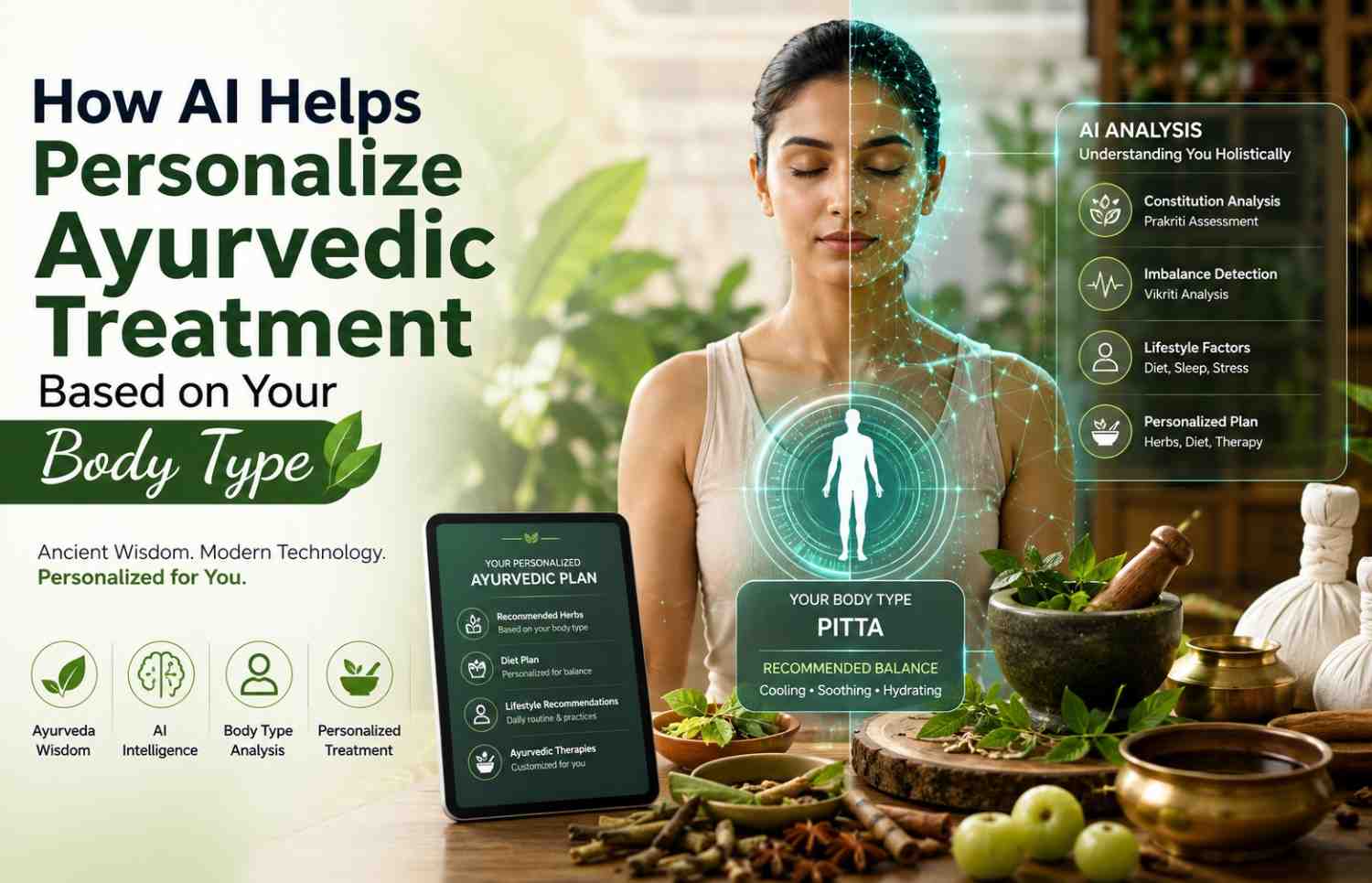 How AI Helps Personalize Ayurvedic Treatment Based on Your Body Type