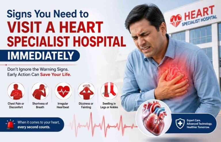 Signs You Need to Visit a Heart Specialist Hospital Immediately